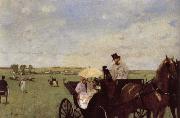 Edgar Degas, A Carriage at the Races